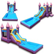 inflatable combo with water slide